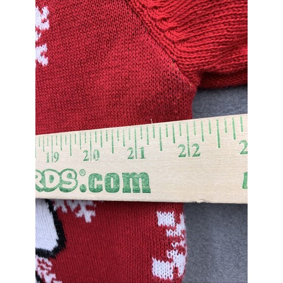The Grinch 2023 Crew Neck Sweater Adults XL Red Graphic Knit MERRY CHRISTMAS - Picture 6 of 12